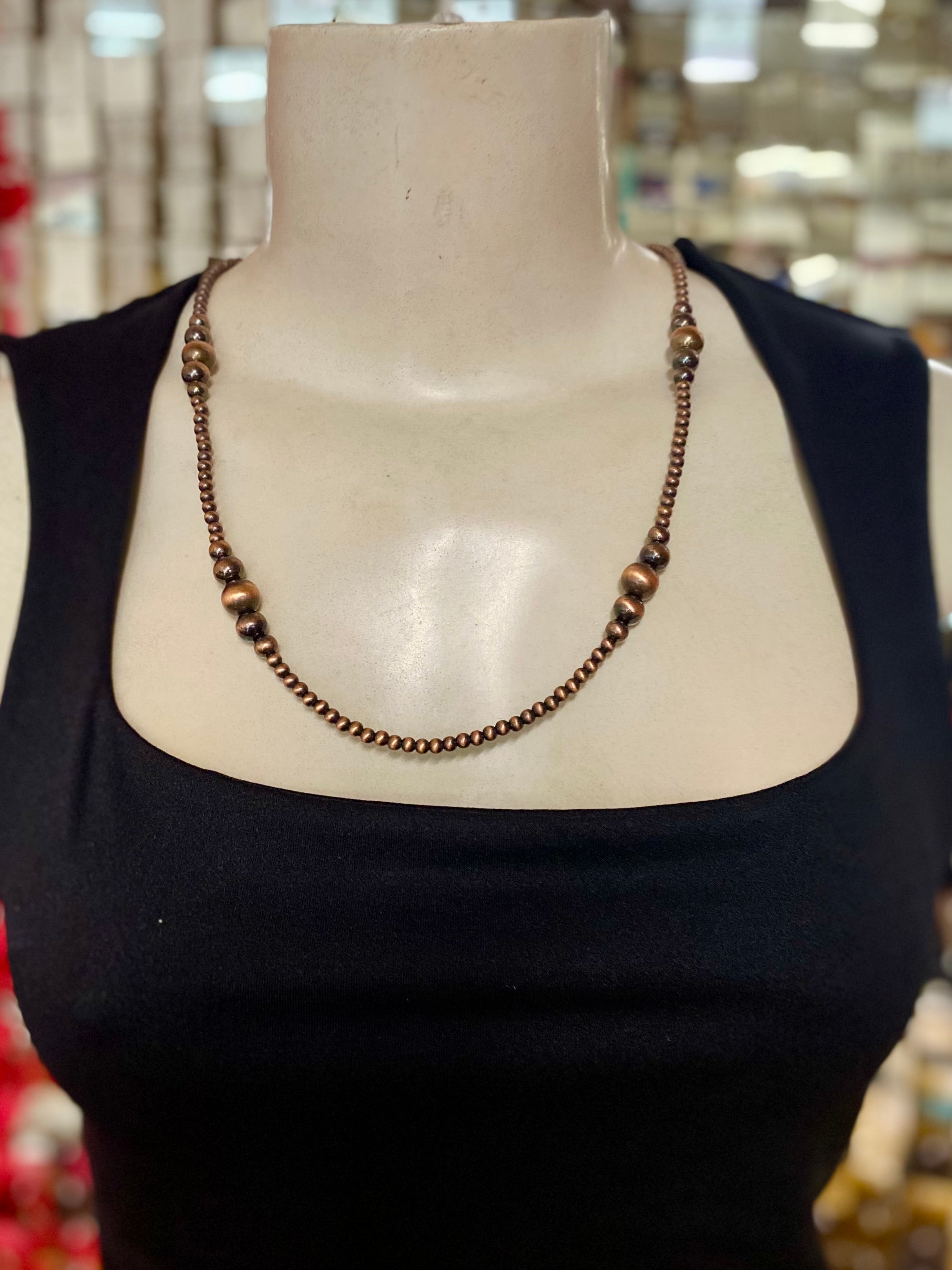 Copper Graduated Necklace