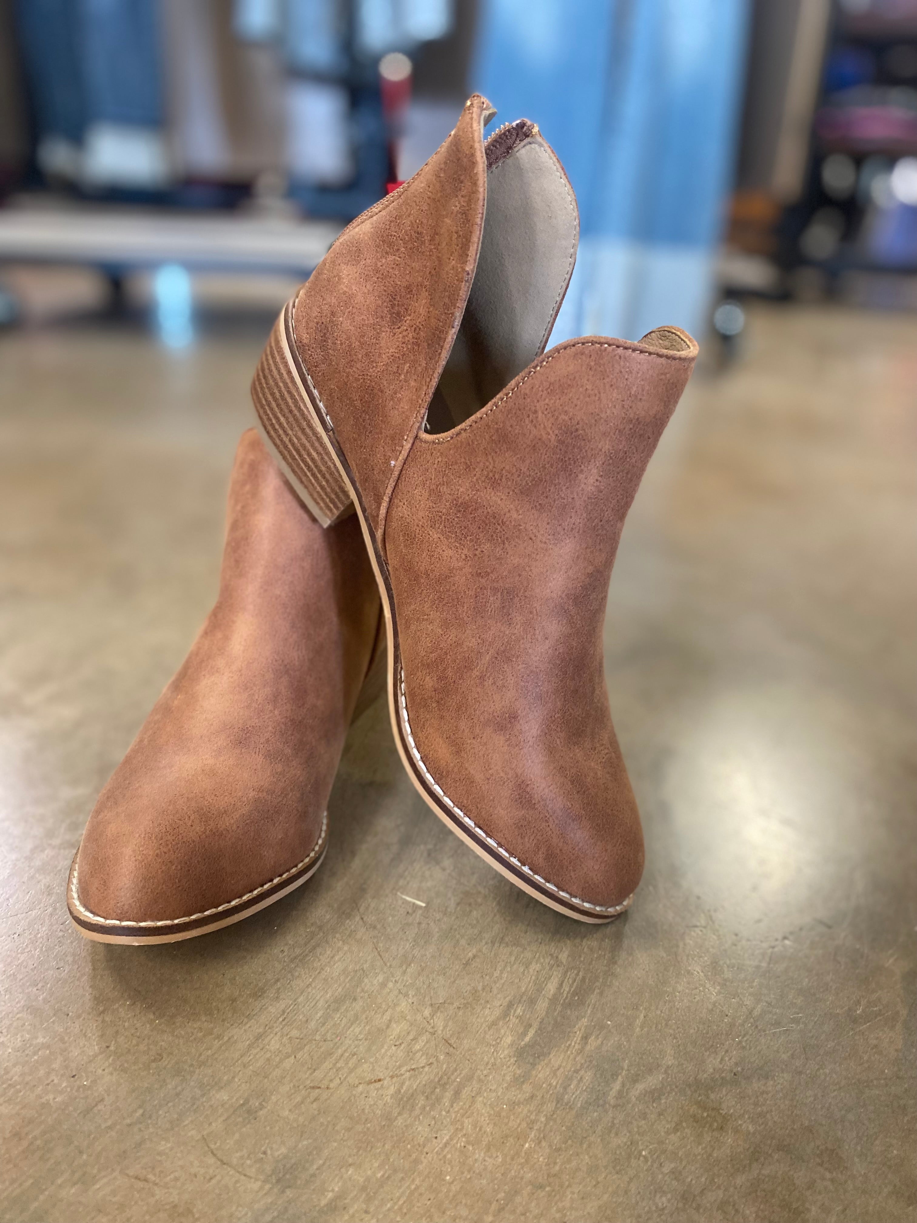 Caramel Booties