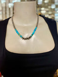 Turquoise & Navajo Beaded Necklace