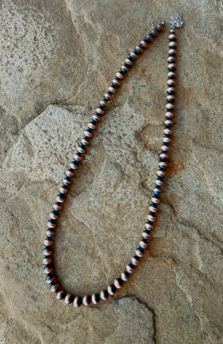 6 mm 16" Copper Pearls