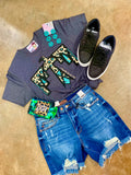 Leopard Thunderbird Tee