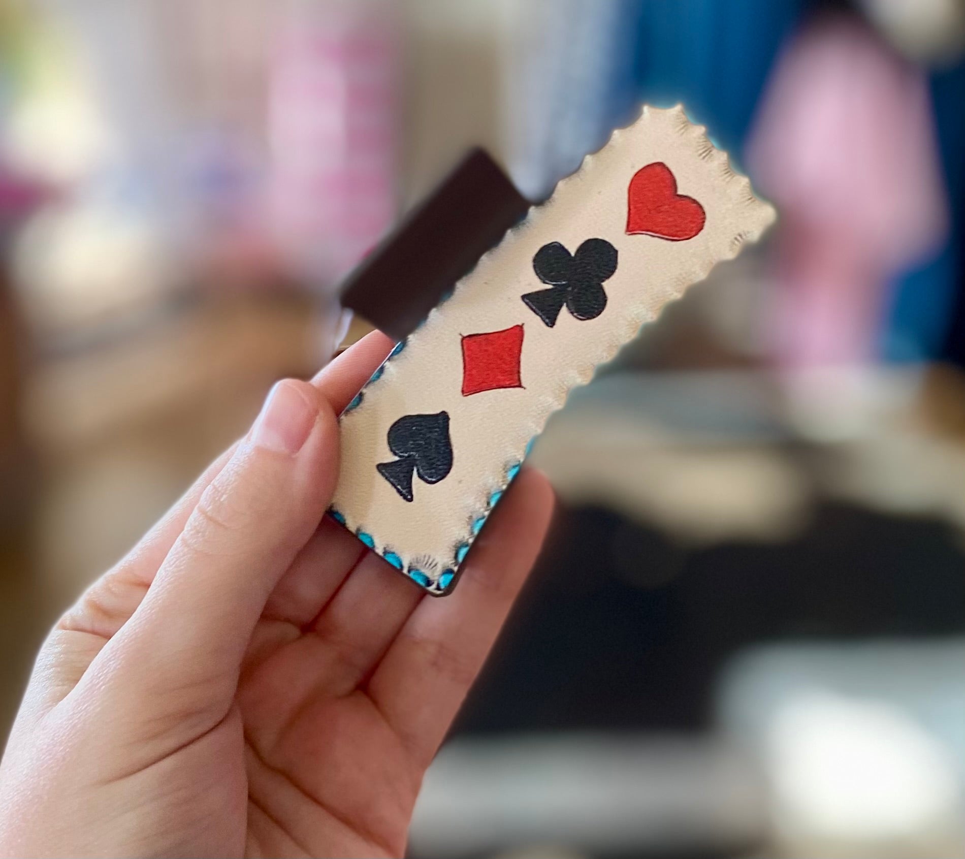 Poker Card Hair Clip