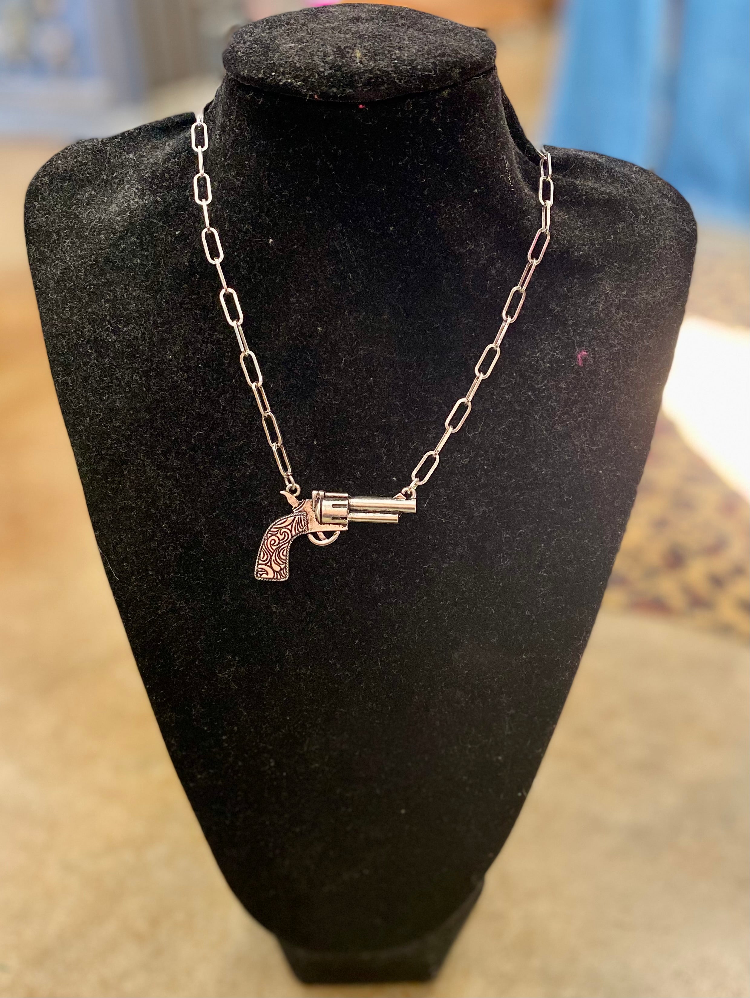 Pistol Necklace
