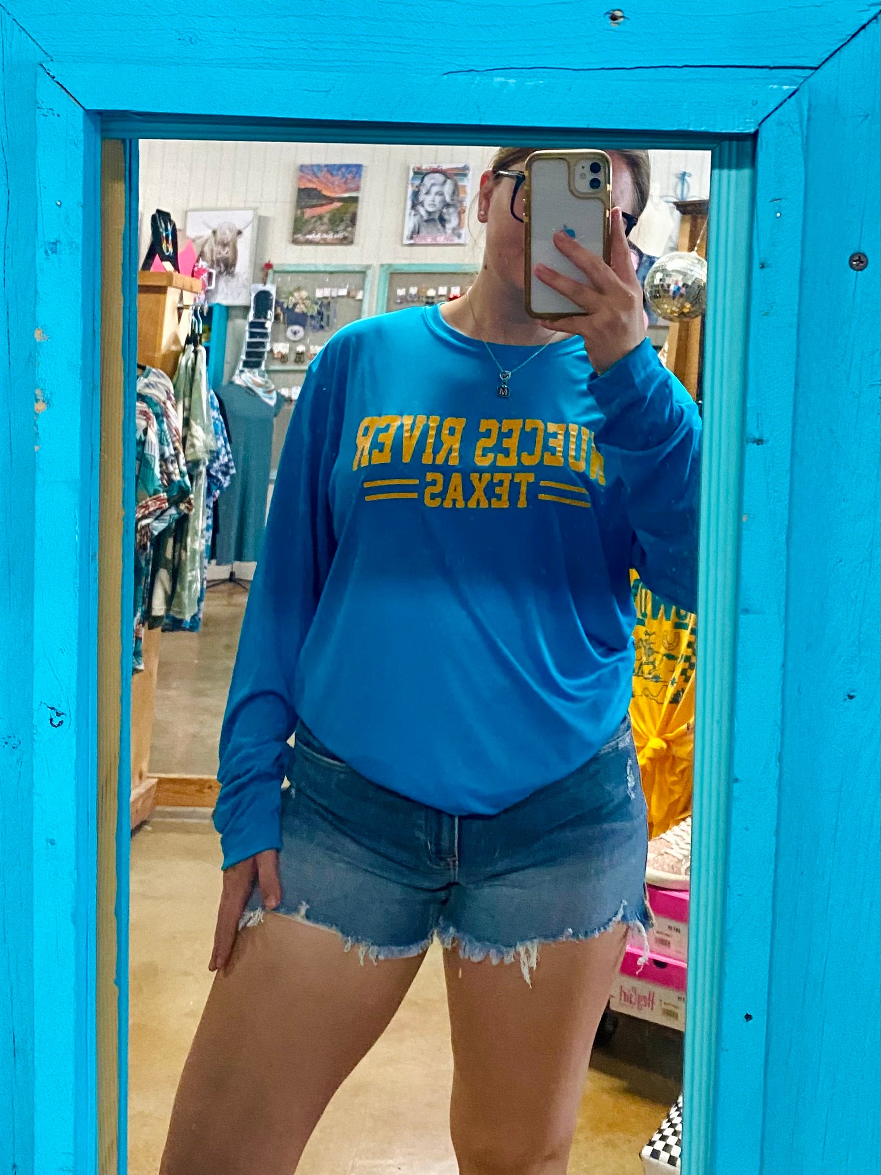 Frayed Denim Shorts