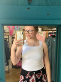 White Double Lined Tank