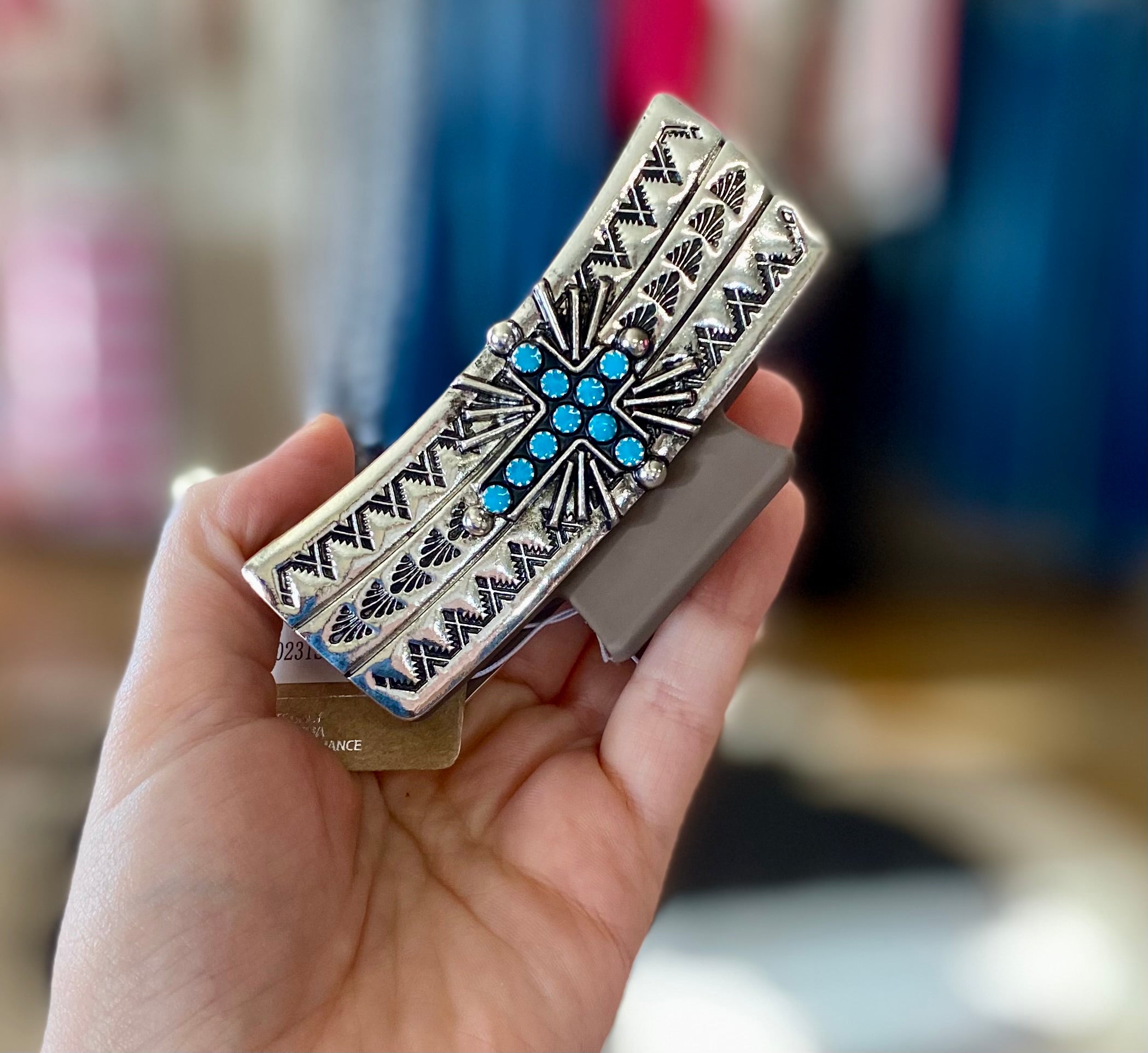 Western Cross Hair Clip