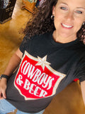 Cowboys & Beer Tee