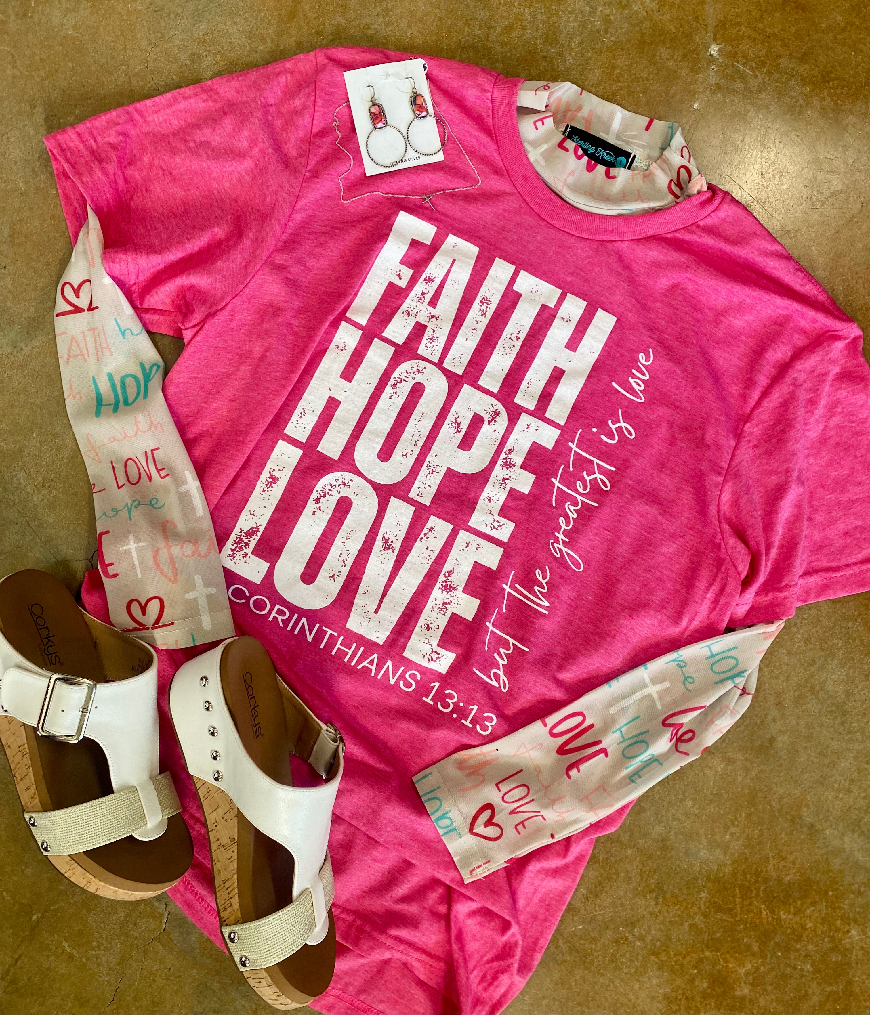Faith, Hope, Love Tee