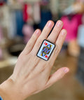 Heart Queen Cuff Ring