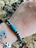 Turquoise & Navajo Bracelet
