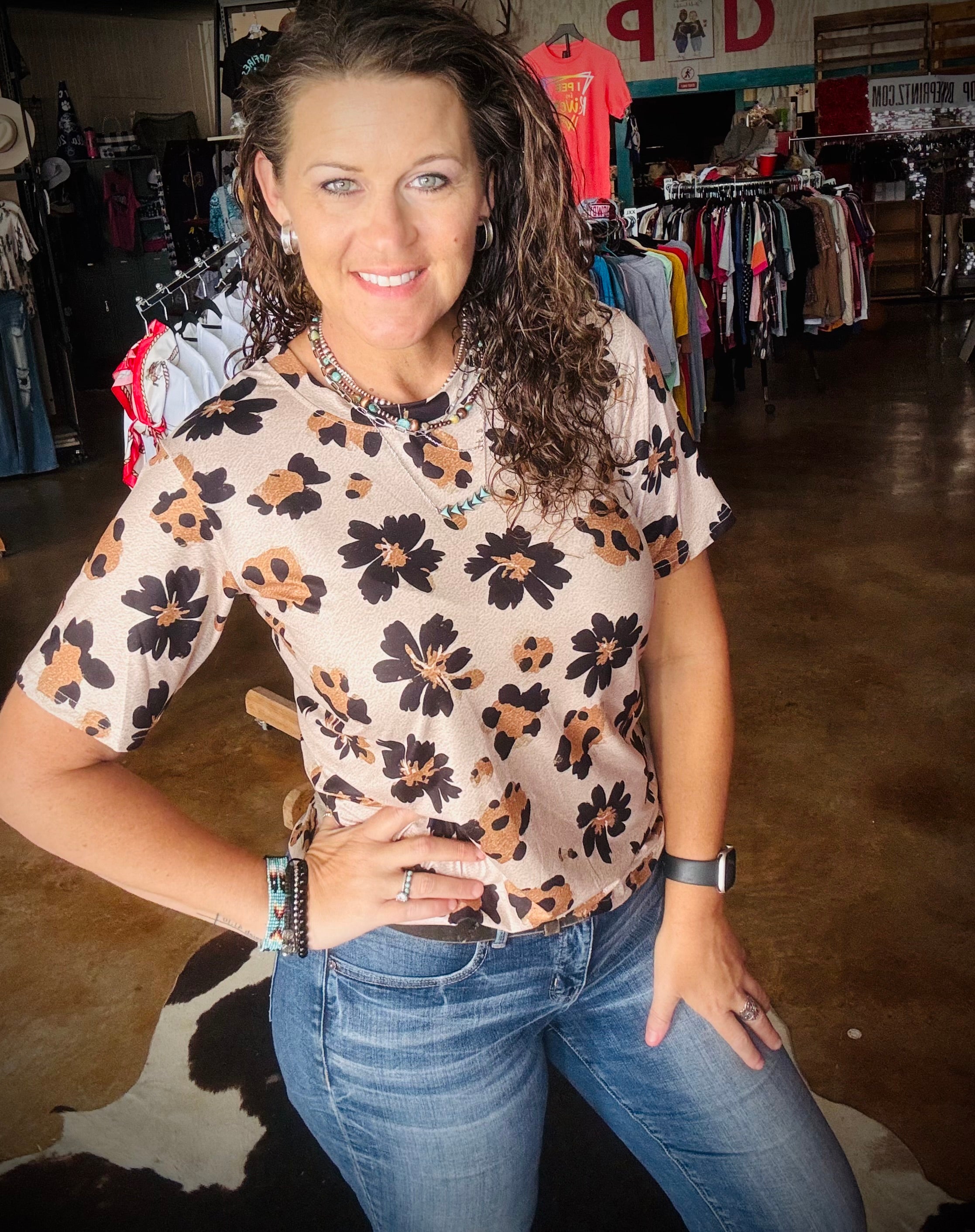 Desert Leopard Top