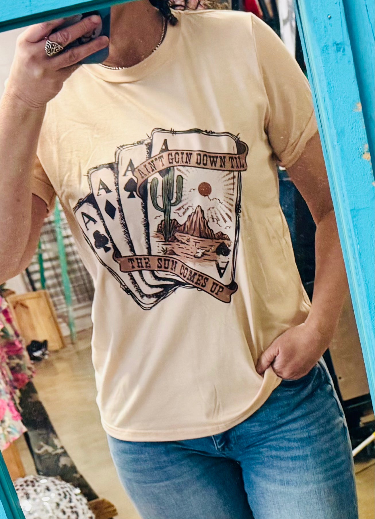 Western Playing Cards Tee