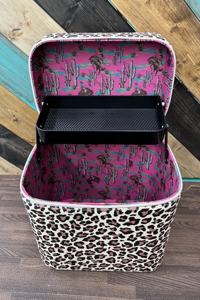 Leopard Cowgirl Makeup Box